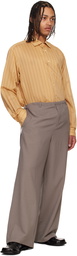 SOSHIOTSUKI Gray Wide Judo Trousers