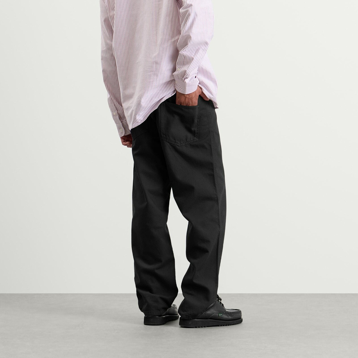 Palmes Men's Coarse Trousers in Black