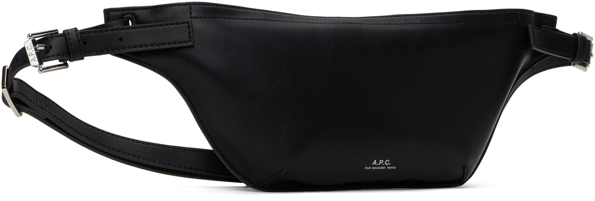 A.P.C. Black Nino Medium Belt Bag