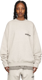 Essentials Off-White Crewneck Sweatshirt