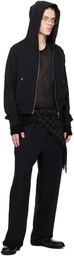 Omar Afridi Black Riveted Lounge Pants