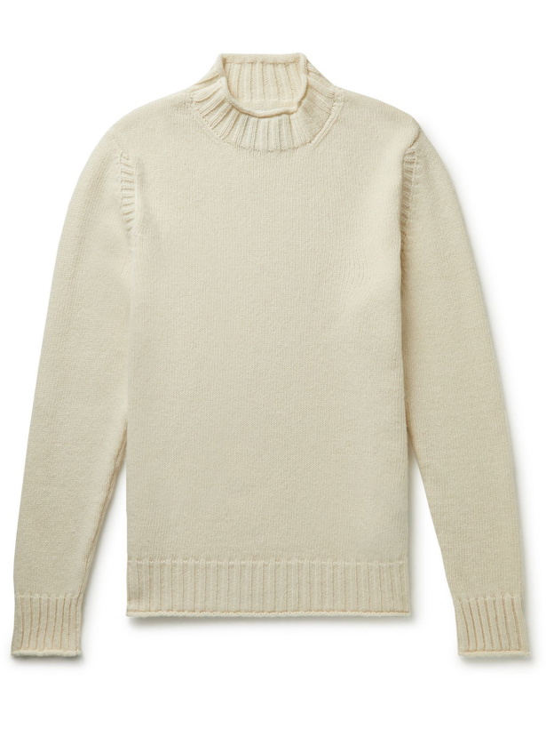 Photo: Barbour White Label - Wool Mock-Neck Sweater - Neutrals