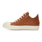 Rick Owens Brown Low Sneakers