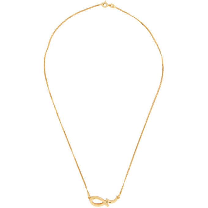 Photo: Dear Letterman Gold Sabr Pendant Necklace