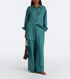 Eres Éblouissant linen wide-leg pants