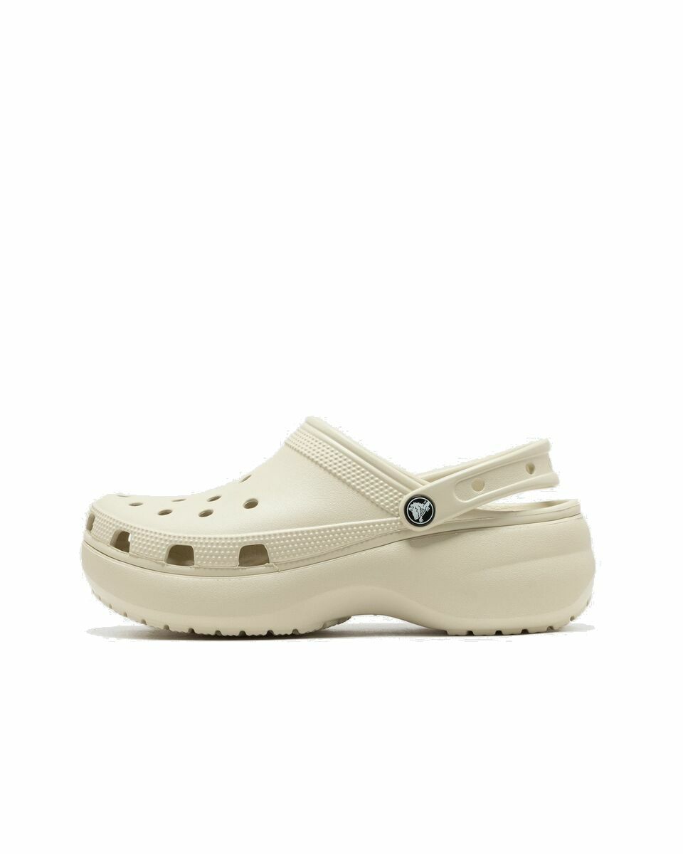 Crocs Classic Platform Clog Beige - Womens - Sandals & Slides Crocs