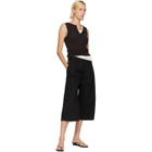 Citizens of Humanity Black Cocoon Culotte Trousers
