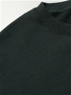 MANASTASH - Cascade Logo-Print Cotton and Hemp-Blend Jersey Sweatshirt - Black