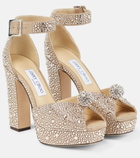 Jimmy Choo - Socorie 120 embellished leather sandals