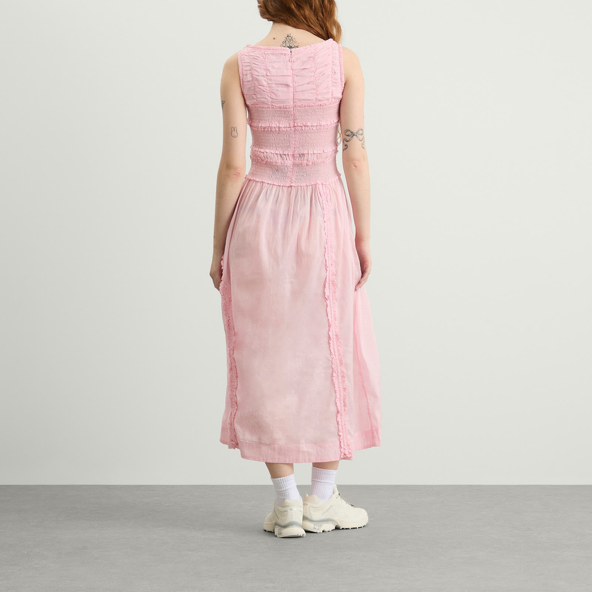 Damson Madder Women's Cynthia Sheer Midi Dress Presented By END. in Pink