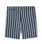 rag & bone - Slim-Fit Striped Herringbone Cotton Shorts - Gray