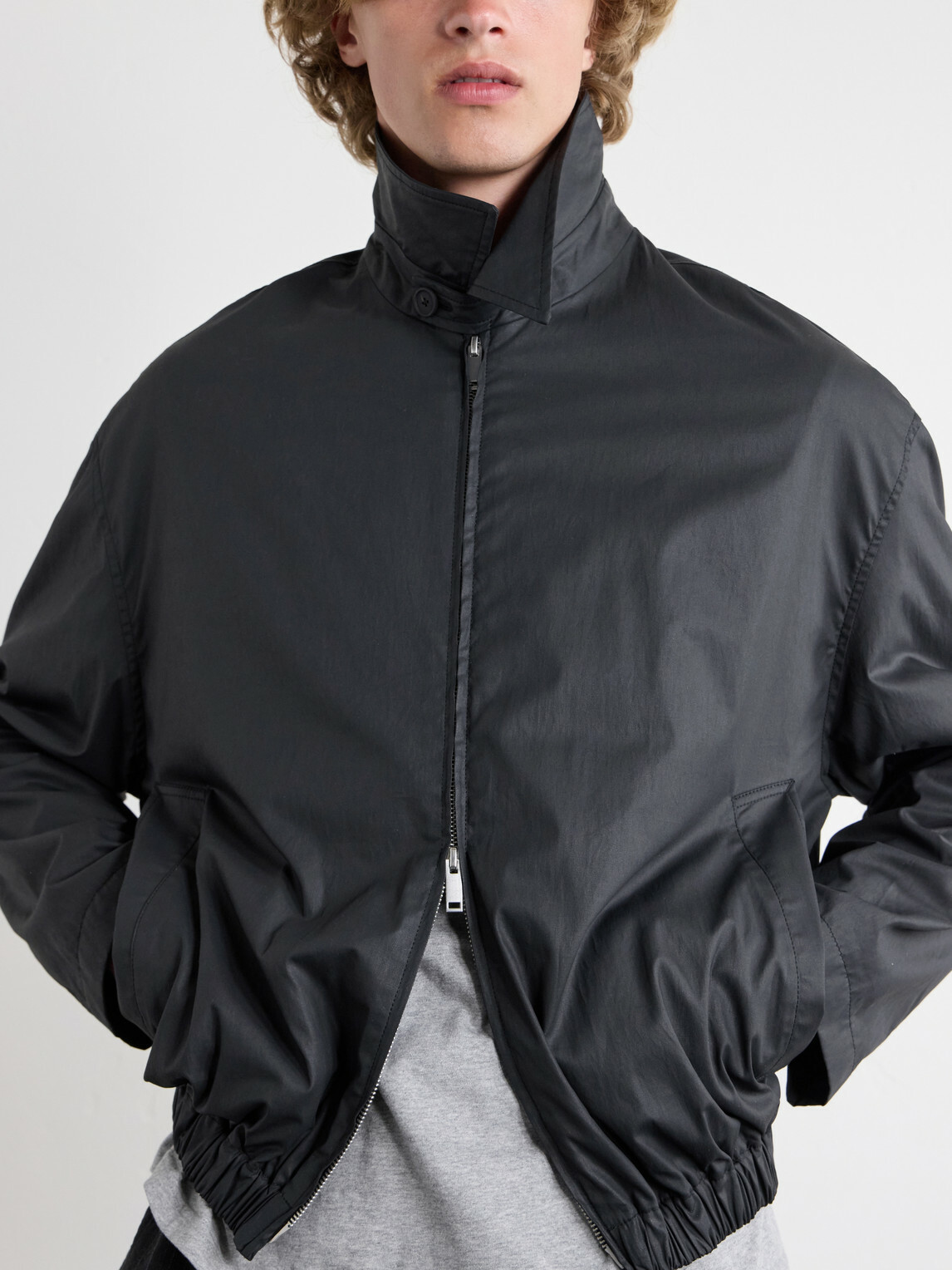 Studio Nicholson - Lyons Cotton Blouson Jacket - Black
