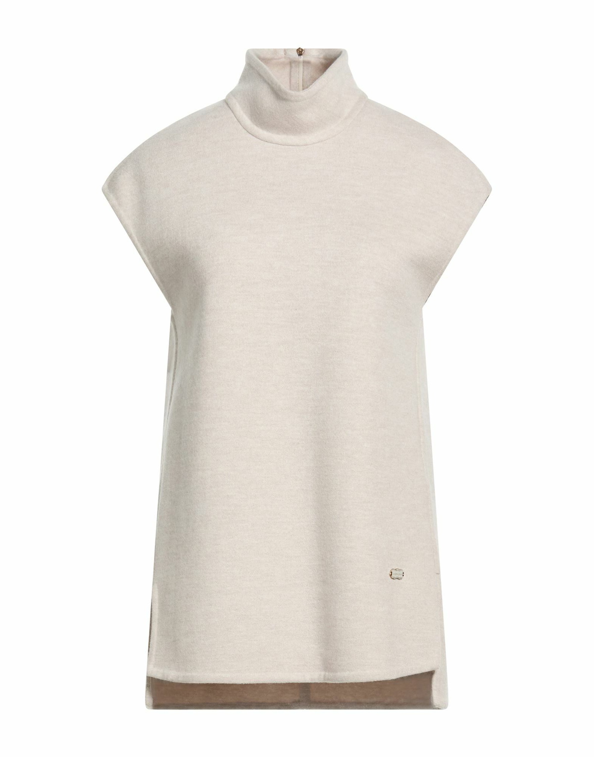 Agnona Womens Turtleneck in Beige