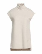 Agnona Womens Turtleneck in Beige