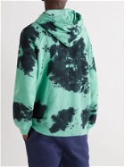 Ninety Percent - Tie-Dyed Organic Cotton-Jersey Hoodie - Blue