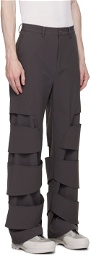 Uncertain Factor Gray Stool Trousers