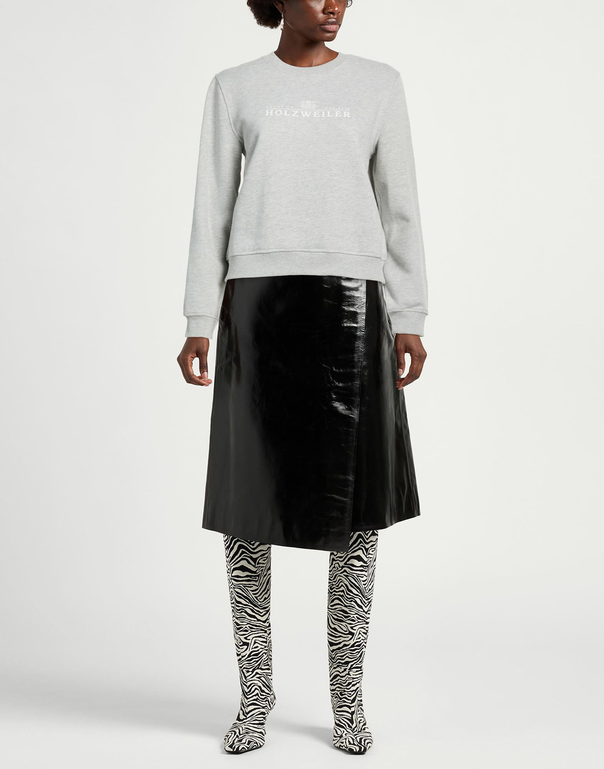 Holzweiler Womens Sweatshirt Light in Grey