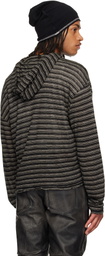 424 Black Layering Hoodie