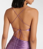 The Sei Silk bra top