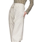 3.1 Phillip Lim White Belted Cargo Pants