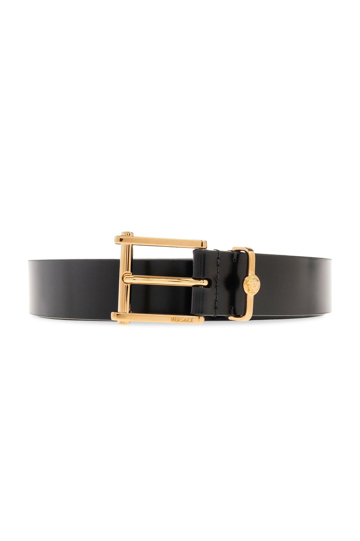 VERSACE - La Medusa Reversible Leather Belt Versace