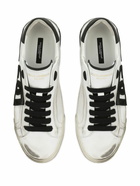 DOLCE & GABBANA - Logo Leather Sneakers