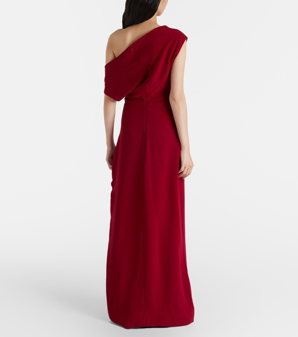 Proenza Schouler Rosina one-shoulder crêpe gown