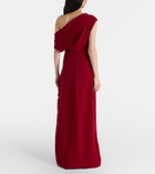 Proenza Schouler Rosina one-shoulder crêpe gown
