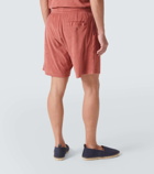 Frescobol Carioca Cotton-blend terry shorts