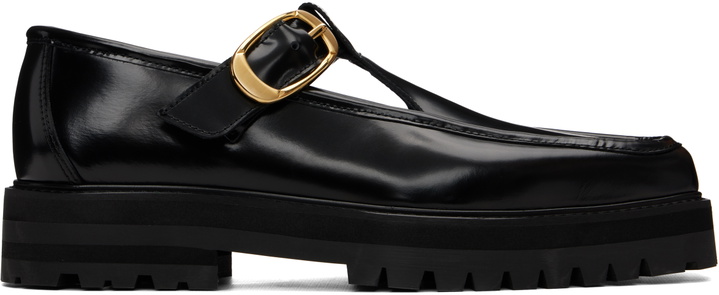 Photo: Ernest W. Baker Black T-Bar Loafers