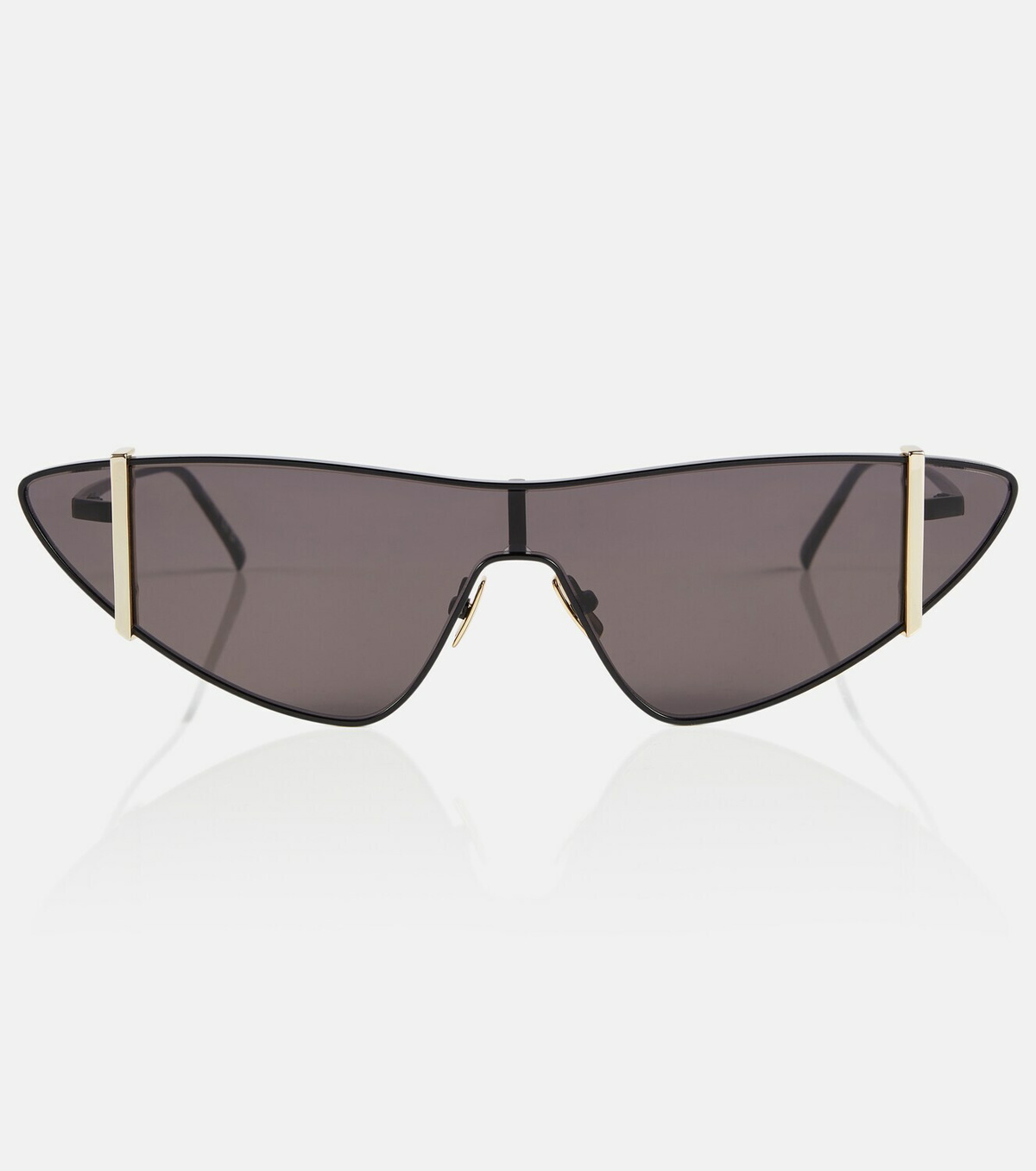 Saint Laurent SL536 Cat Eye Sunglasses NEW SAINT LAURENT SL536 001 BLACK CAT EYE WOMEN SL 536  main image 4