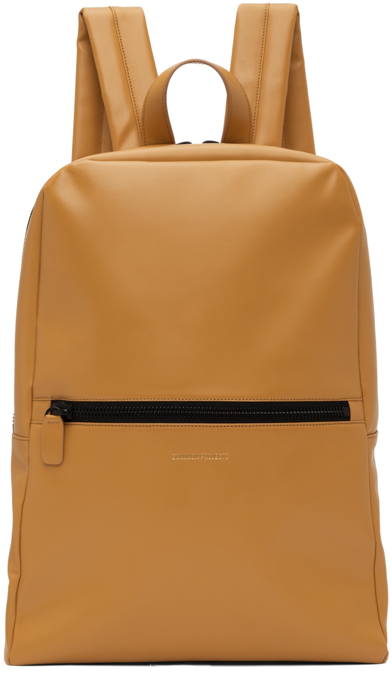 Photo: Common Projects Tan Leather Simple Backpack