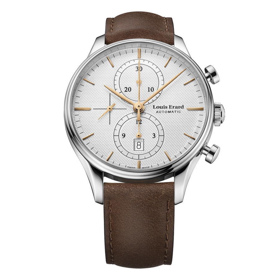 Louis Erard Heritage Chronograph Automatic Silver Dial Mens Watch 78289AA31.BVA01