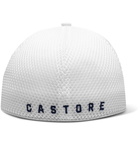 CASTORE - Ghost Logo-Embroidered Woven Baseball Cap - White