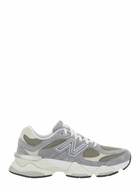 New Balance 9060 Grey Sneaker With Side Logo And Chunky Sole In Suede Unisex