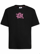 GCDS - Graffiti Logo Cotton Jersey T-shirt