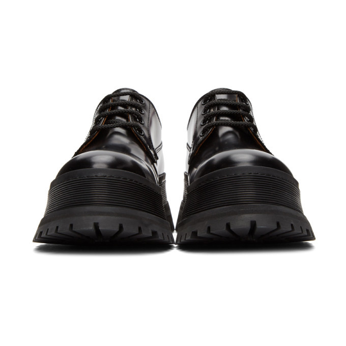Burberry Black Jefferson Chunky Derbys Burberry display picture 3