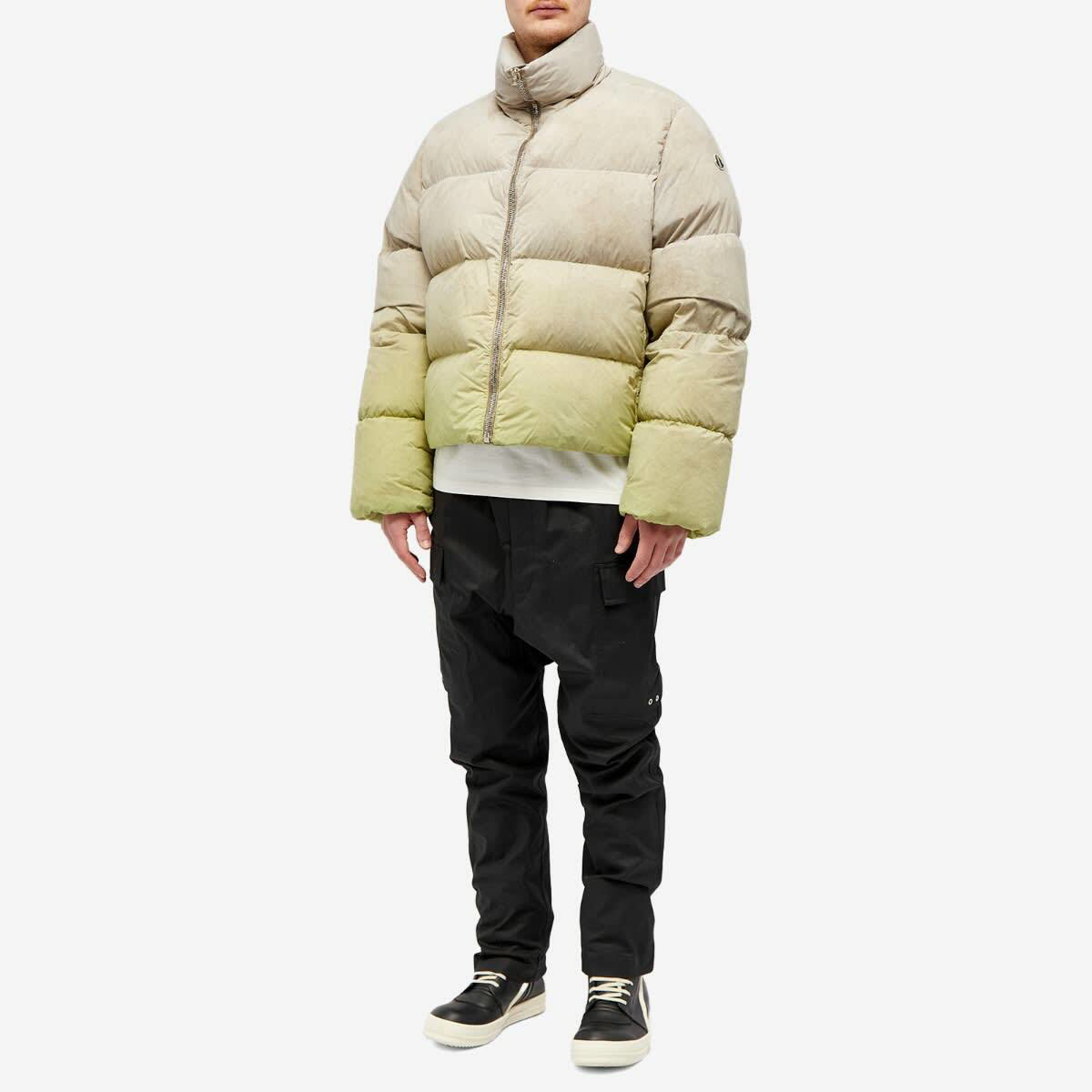 Rick Owens x Moncler Genius Cyclopic Down Jacket in Acid Degrade Rick Owens