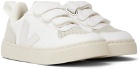 VEJA Baby White V-10 Velcro Sneakers