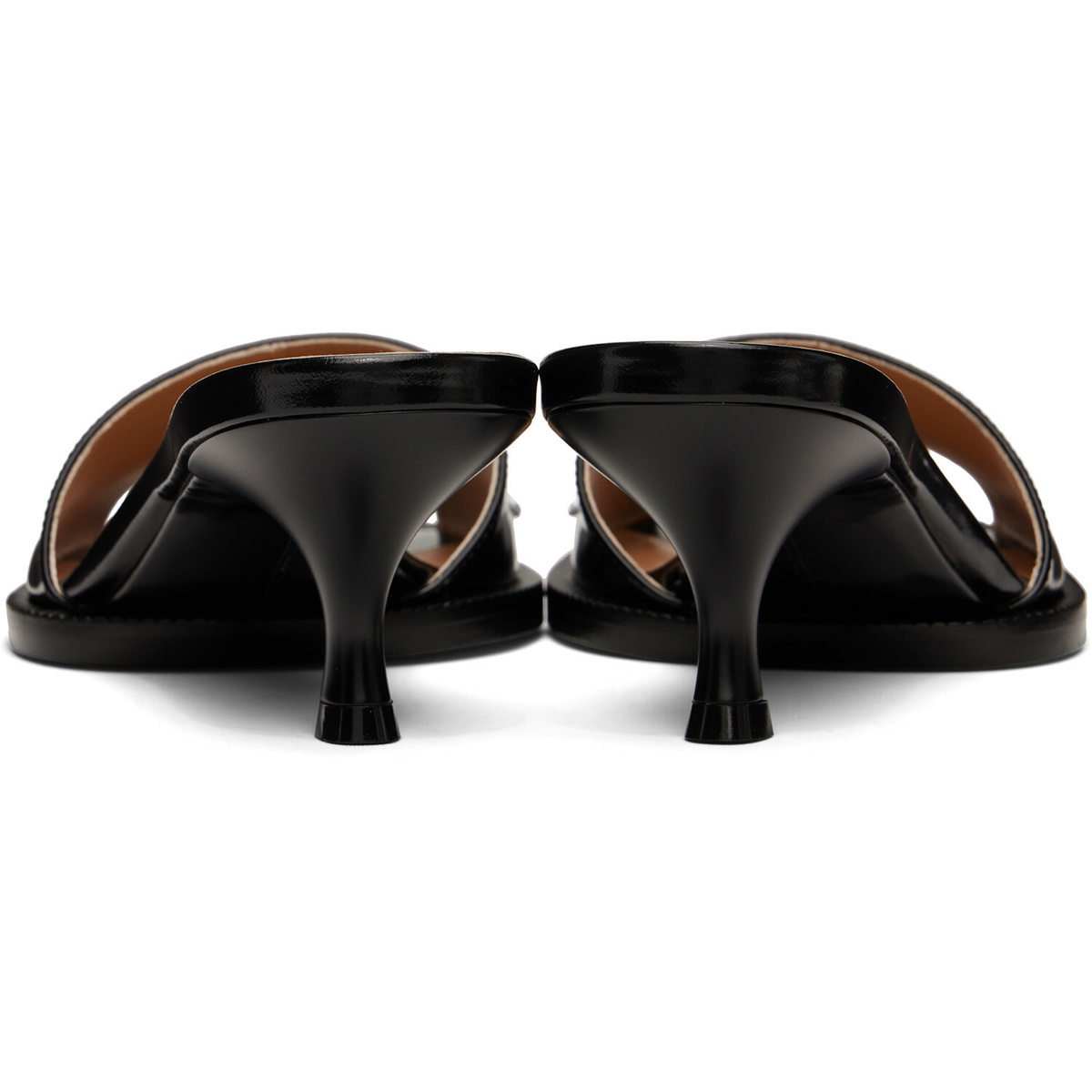Maison Margiela Black Tabi City Heeled Sandals