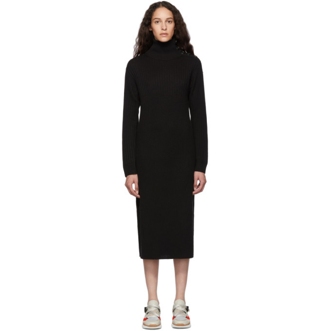 See by Chloe Black Knit Turtleneck Dress See by Chloe