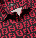 Fendi - Logo-Print Woven Shirt - Black