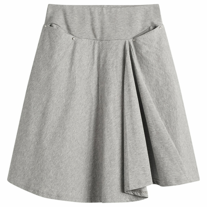 Photo: Peachy Den Women's Joni Midi Skirt in Grey Marl