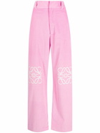 LOEWE - Anagram Baggy Ribbed Cotton Trousers