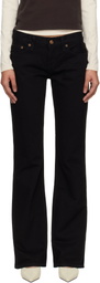 AGOLDE Black Low Rise Boot Jeans