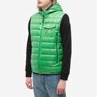 Moncler Men's Ragot Hooded Down Gilet in Green