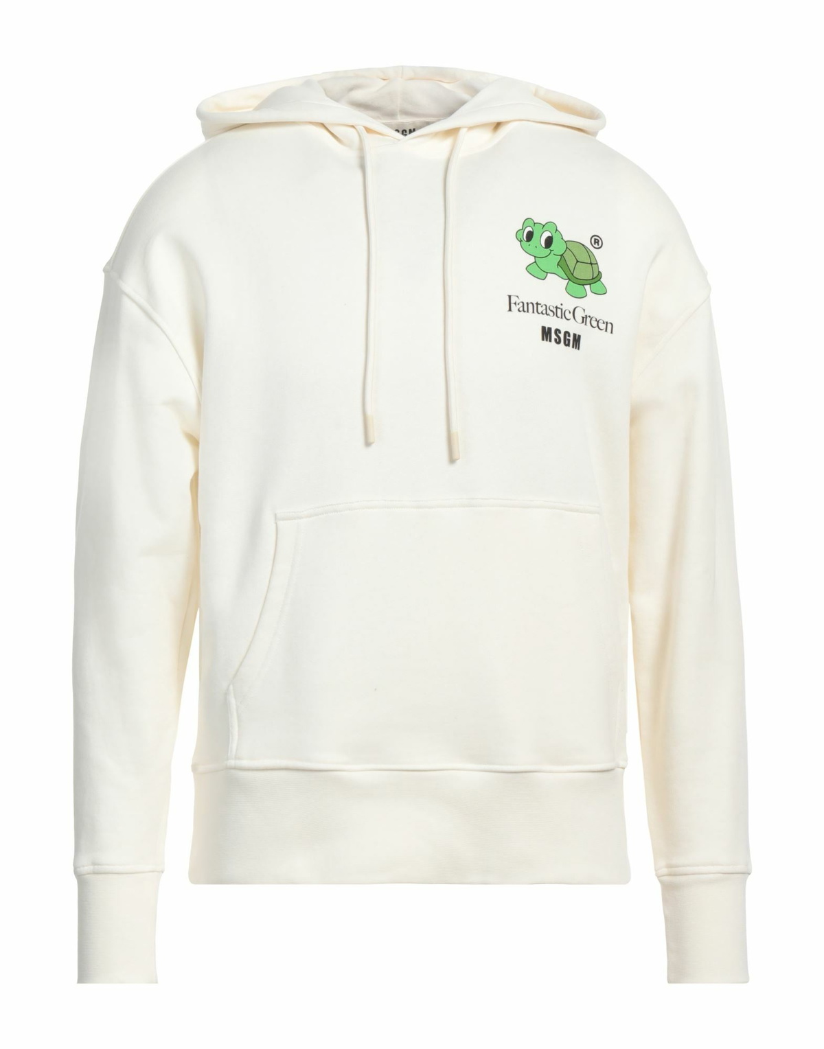 Msgm Mens Sweatshirt Ivory