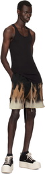 Rick Owens DRKSHDW Black Porterville Long Boxers Shorts