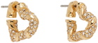 Lanvin Gold Mélodie Heart Earrings