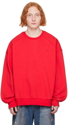 Juun.J Red Graphic Sweatshirt